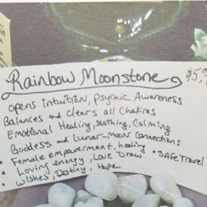 Rainbow Moonstone Tumbled