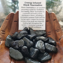 Load image into Gallery viewer, Black Tourmaline Tumbled
