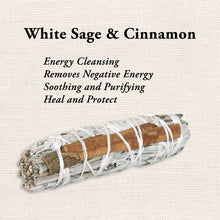 Load image into Gallery viewer, White Sage &amp; Cinnamon Wand
